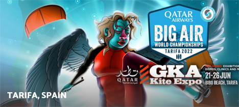 Qatar Airways GKA Championships Kitesurfing Big Air Tarifa 2022